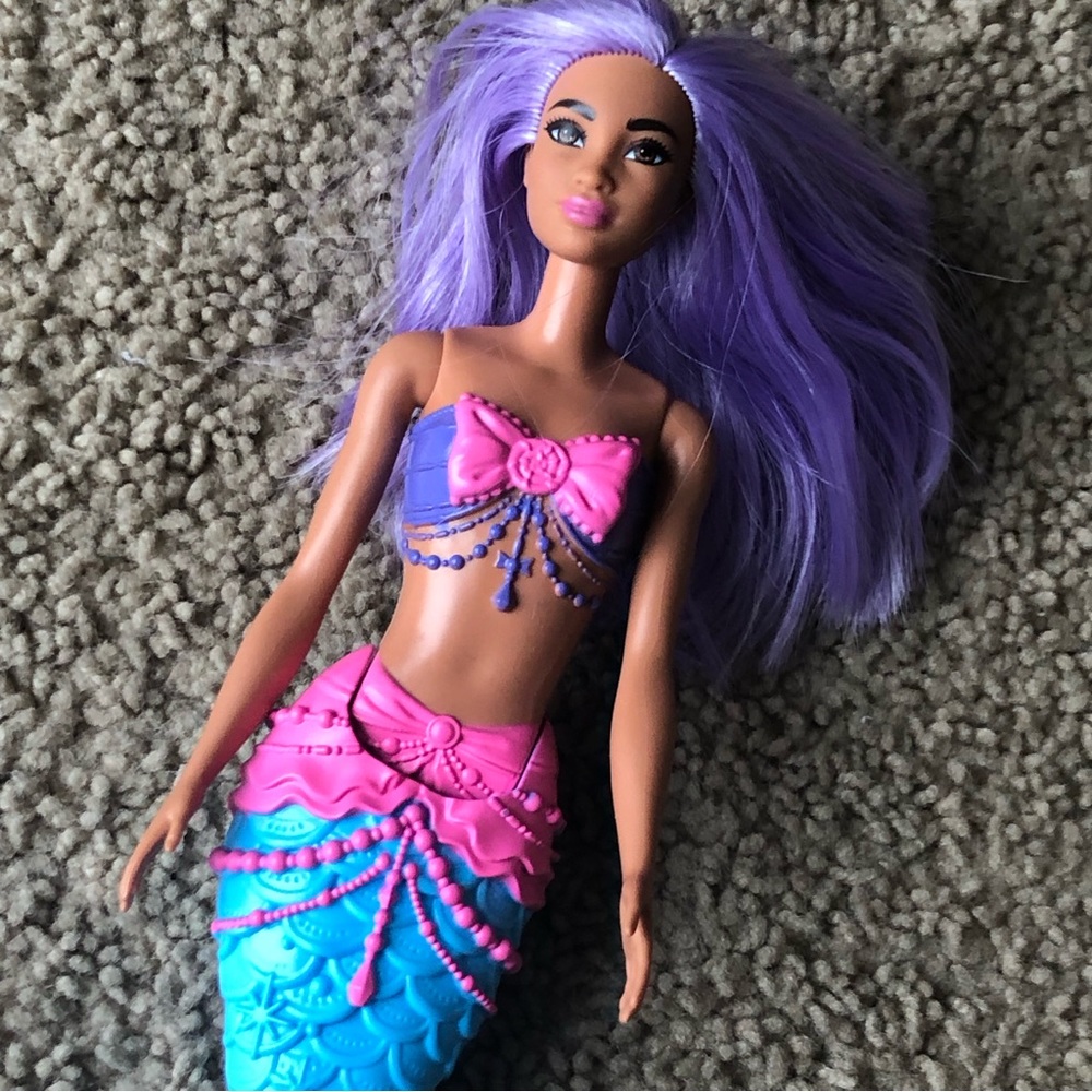 Barbie Mermaid Doll with Purple Hair